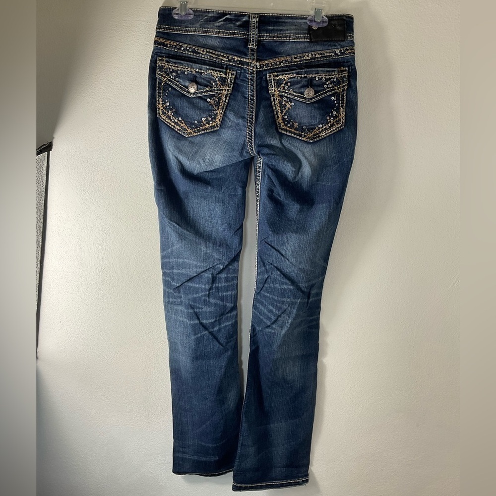 Silver Suki Slim Boot Cut Bootcut Blue Jeans Sz 27/33
